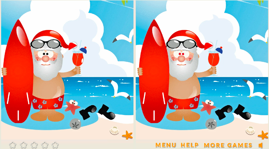 Play Find 5 Differences: Christmas Edition