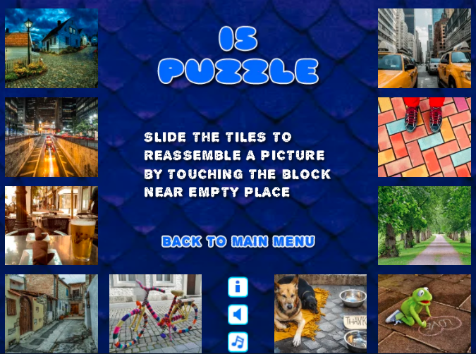 Play Street Style Picture Puzzle